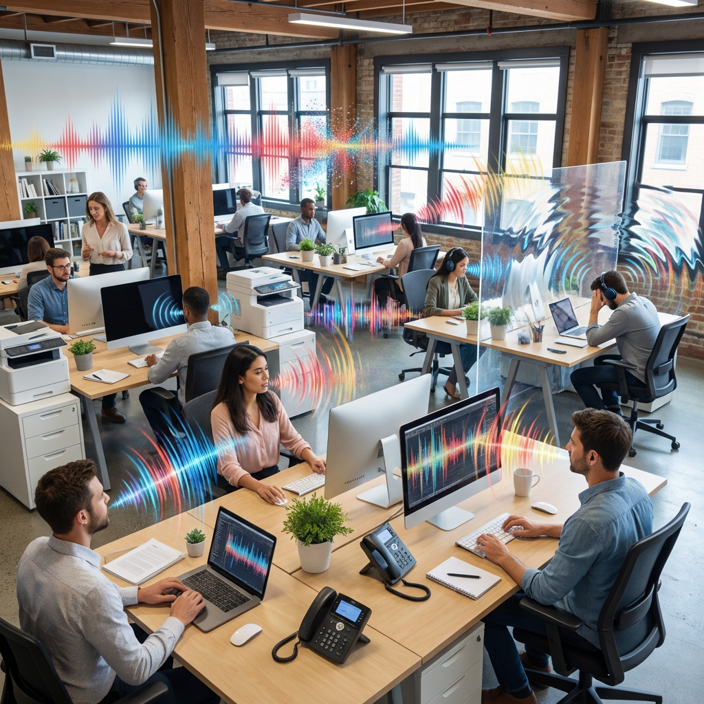 Офисный шум мешает продуктивности